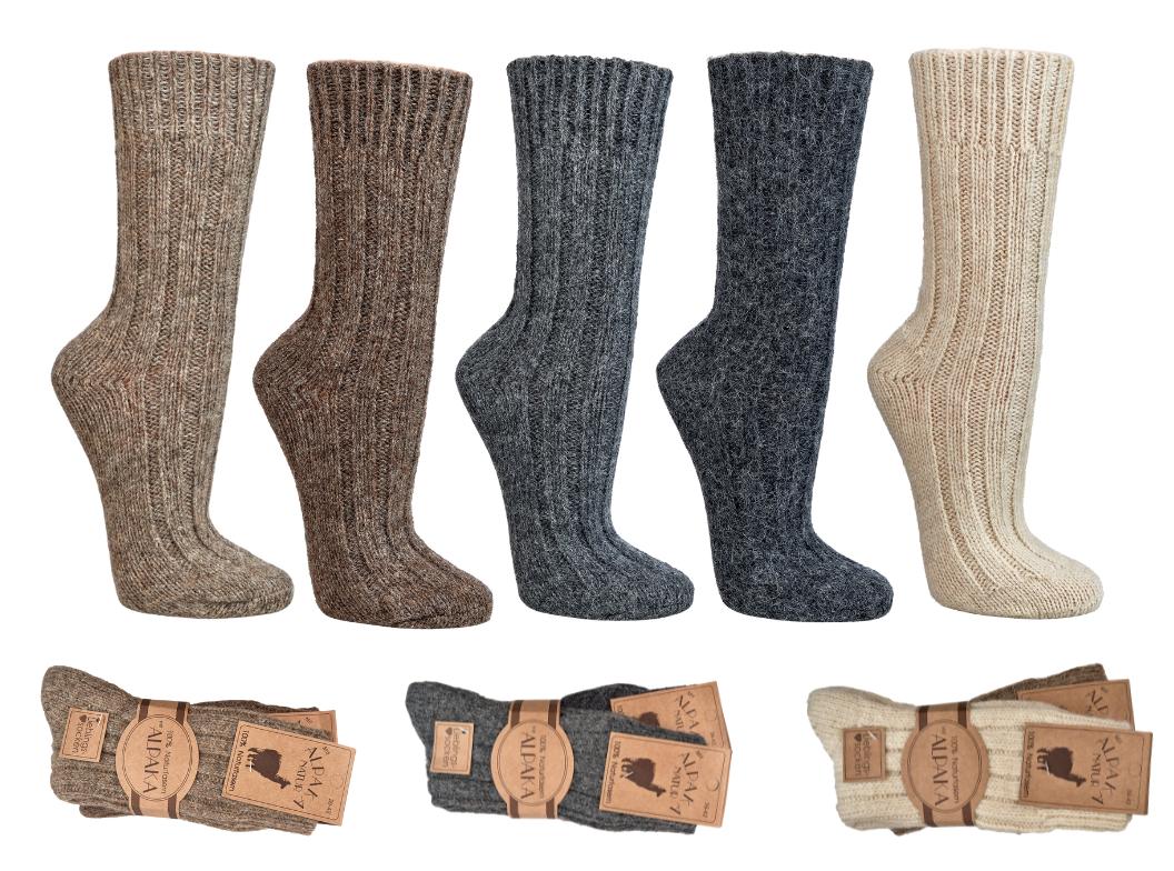 WoolFit 'Alpaka Komfort' Wollsocken aus 100% Wolle, OEKO-TEX100