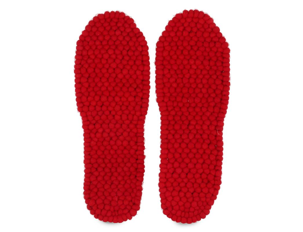 FeelGood Fußbett Massage Einlegesohlen, rot