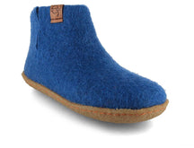 Yeti Kids Kinderhausschuhe mit Gummisohle, blau