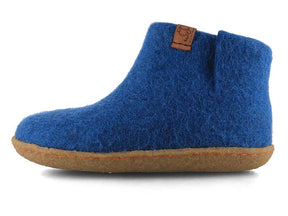 Yeti Kids Kinderhausschuhe mit Gummisohle, blau