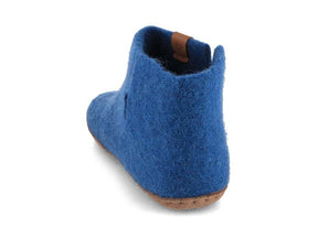 Yeti Kids Kinderhausschuhe mit Ledersohle, blau